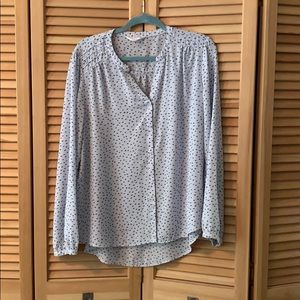 3/$15 - Loft Long sleeve button down blouse
